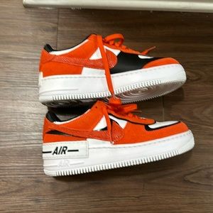 Orange Air Force 1’s!